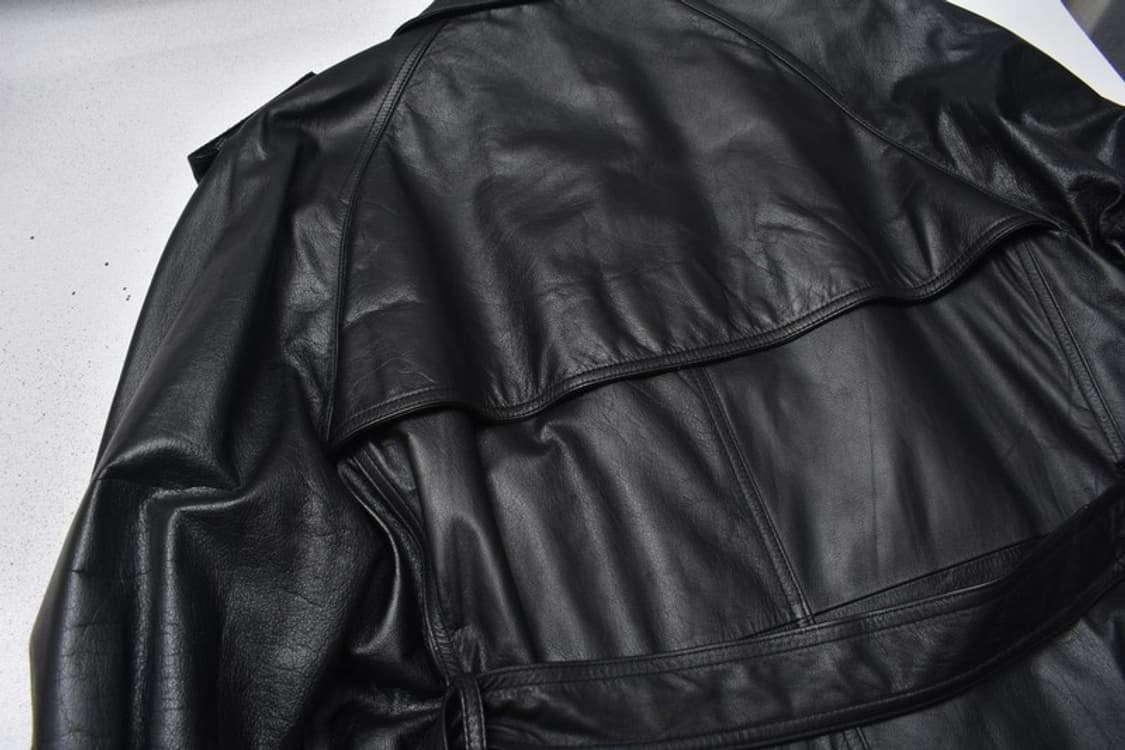 90S 레더 소가죽 트렌치 코트 100 M0073 상품이미지9