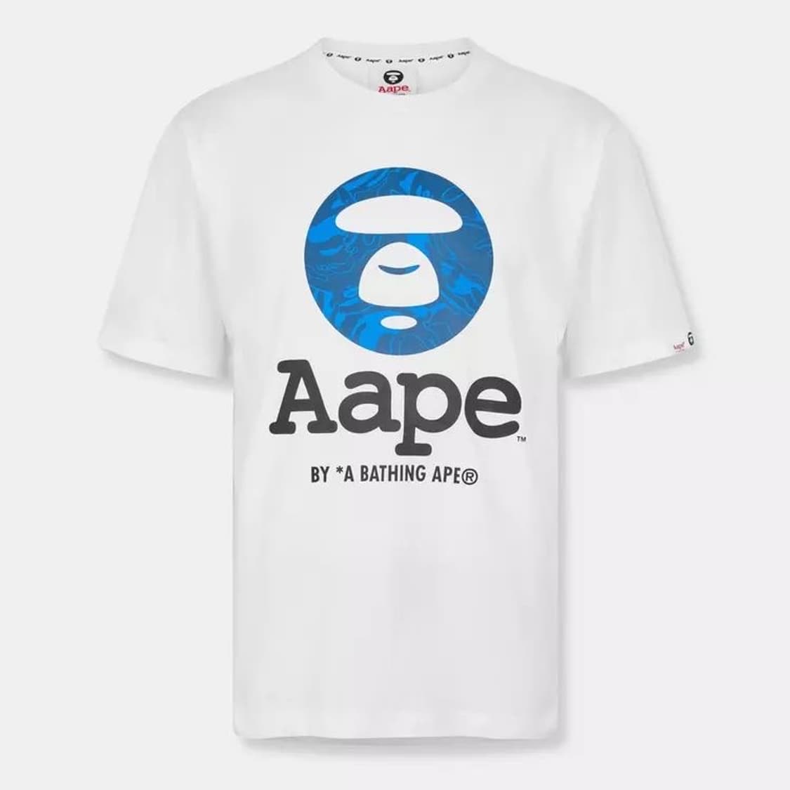 AAPE 에이프 베이직 티 화이트 - 25SS XL 상품이미지1