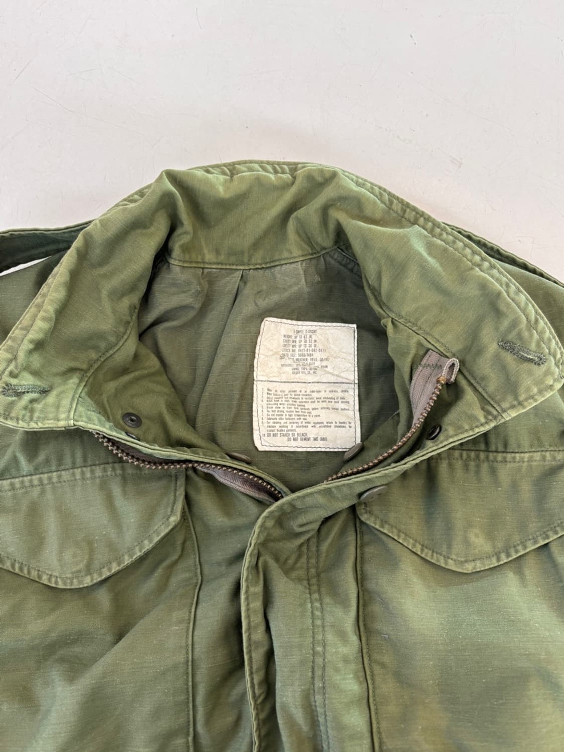 80s Vintage Military Field Jacket 상품이미지4