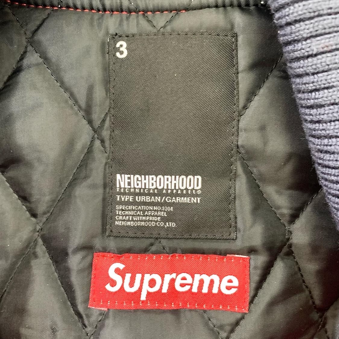슈프림 X 네이버후드 바시티 자켓 상품이미지5