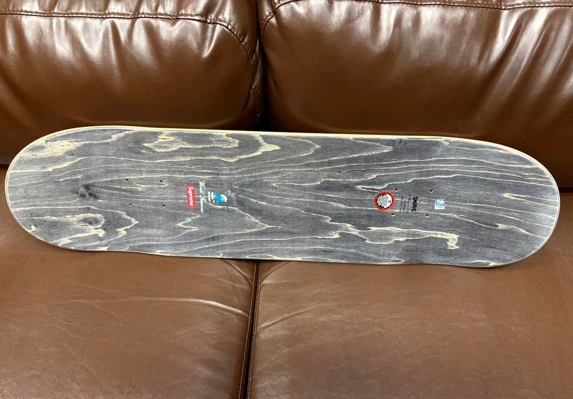 슈프림 스머프 스케이드보드 덱 레드 상품이미지3