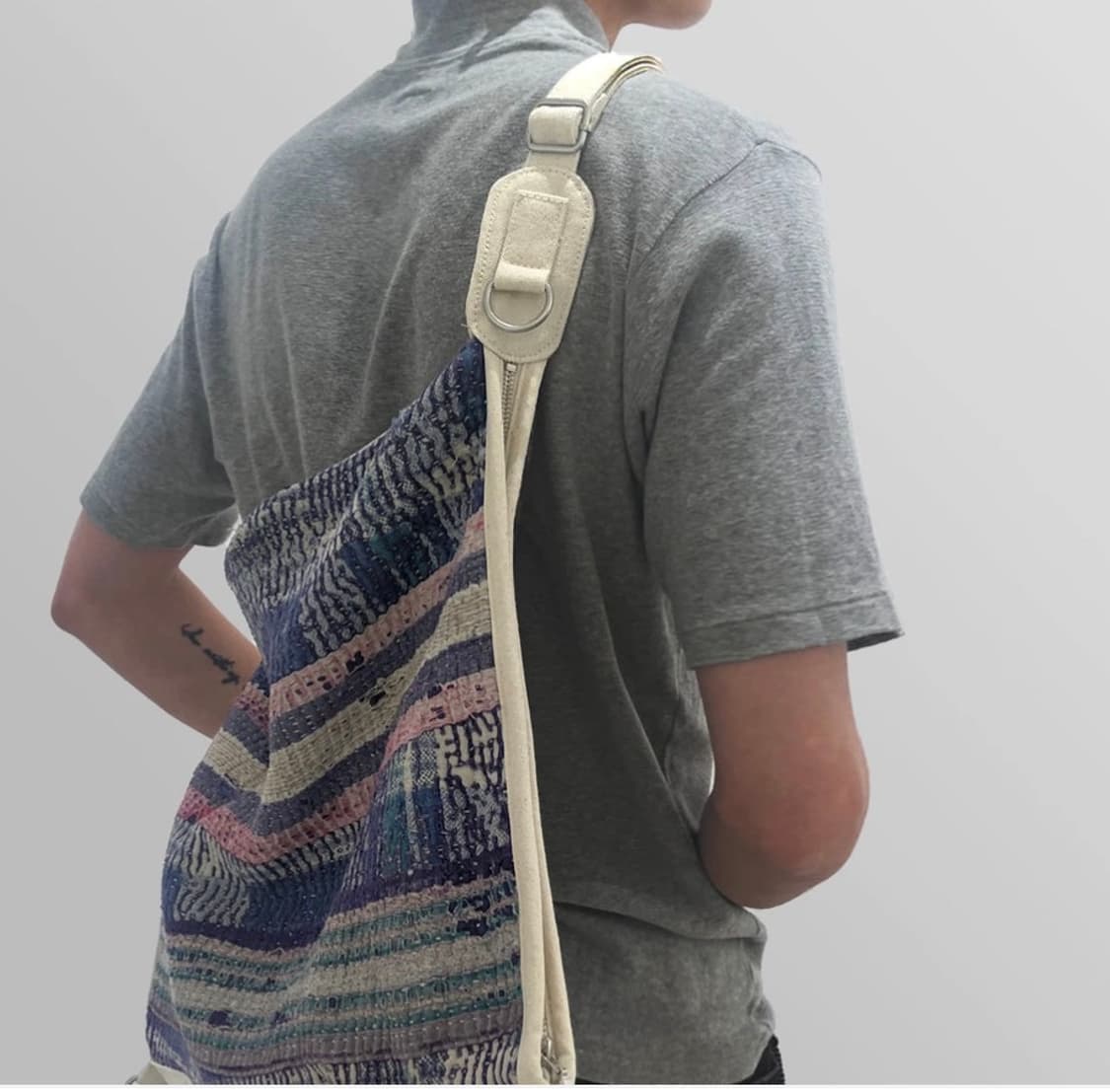 EnSage 보헤미안 패치워크 슬링백 상품이미지1