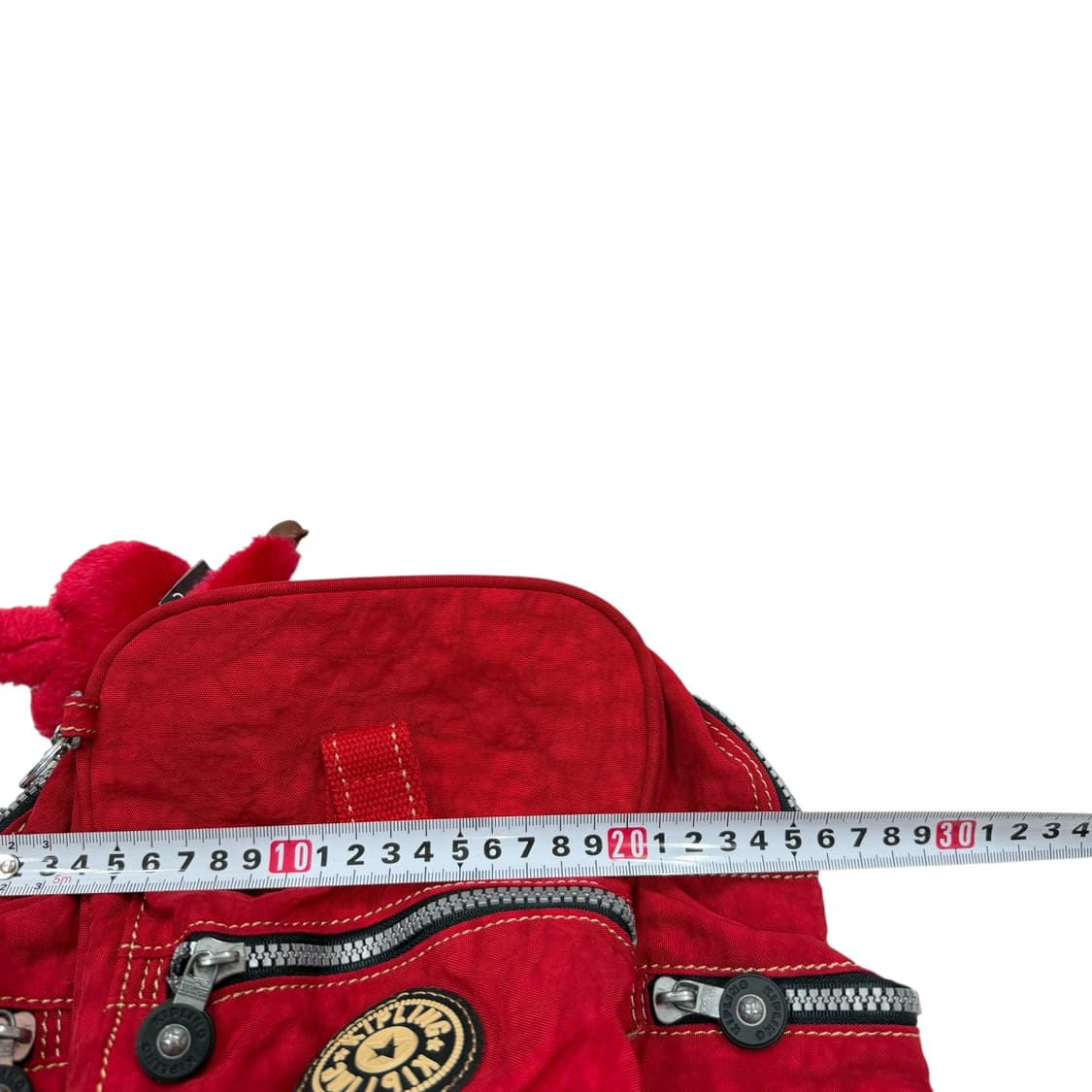 키플링 빈티지 Y2K 미니 레드 포켓 백팩 가방 상품이미지5