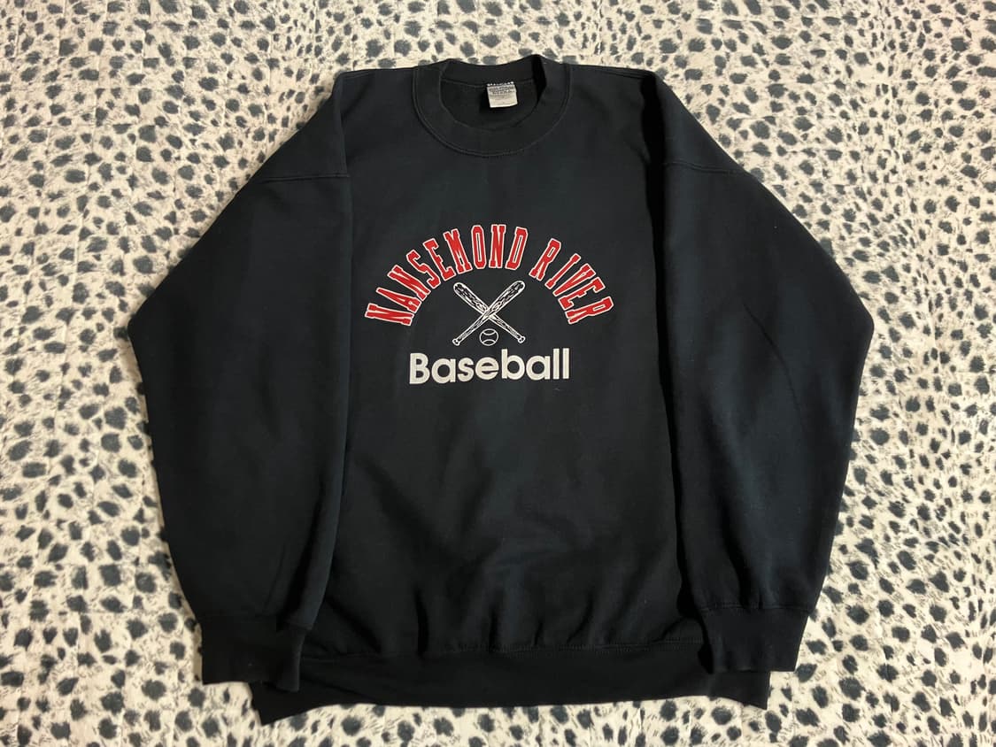 빈티지 90s GILDAN 길단 울트라블렌드 베이스볼 스웻셔츠 XL  상품이미지1