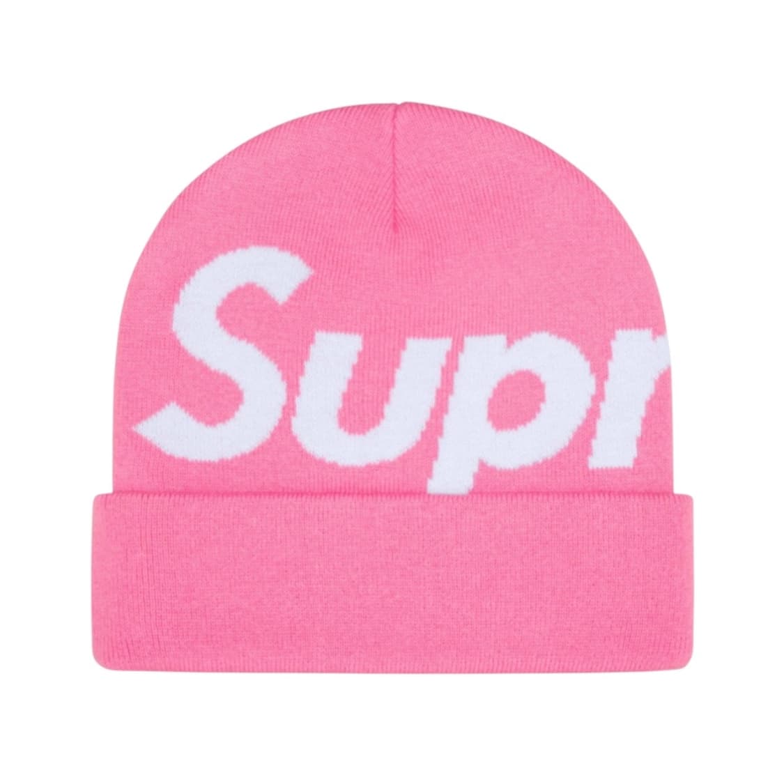 슈프림 빅 로고 비니 핑크 - 24FW 상품이미지1