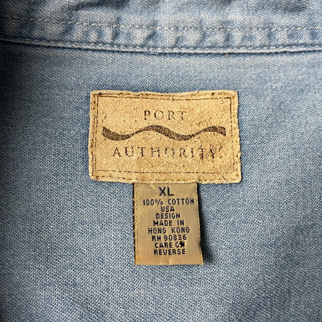 PORT AUTHORITY 빈티지 데님 코튼 셔츠 A00535 상품이미지10