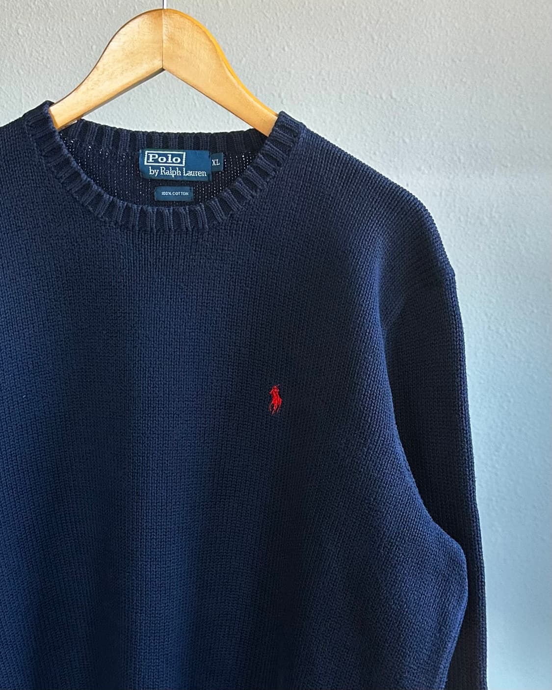[XL]폴로 랄프로렌 네이비 니트 스웨터  상품이미지3