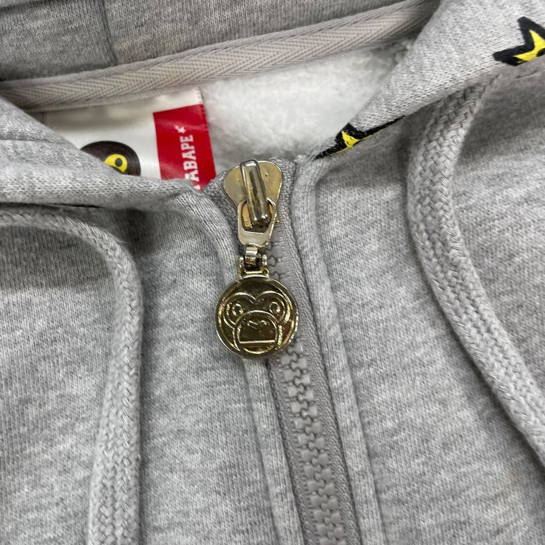 스타베이프 Bape 베이비마일로 모노 그램 후드집업 상품이미지5