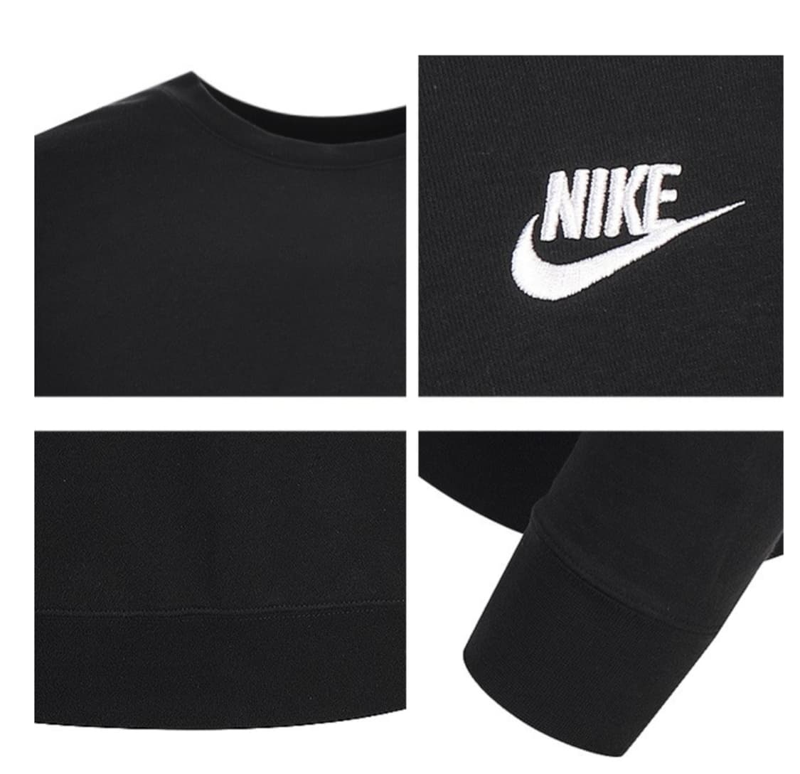 나이키 맨투맨 새상품 95사이즈  블랙 베이지 상품이미지3