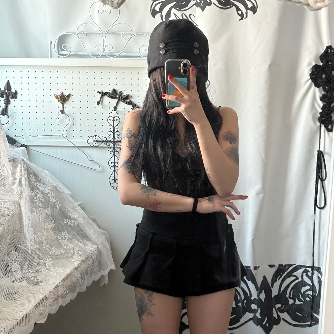 • 사화룸 Napoleon Button cap Beanie 상품이미지3