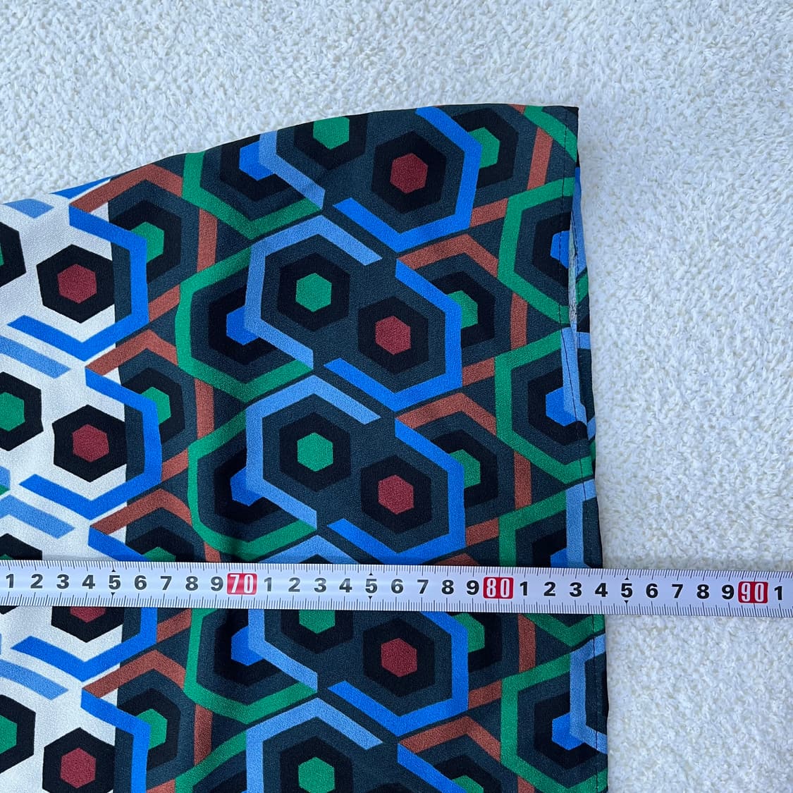 M 새상품 자라 패턴 반팔 원피스 0303M 상품이미지5