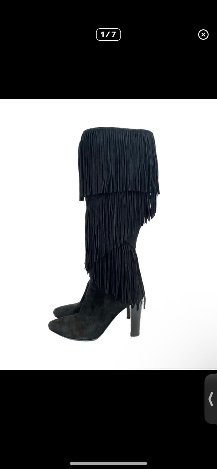 Saint Laurent 생 로랑 프린지 부츠 / 36 1/2 상품이미지1