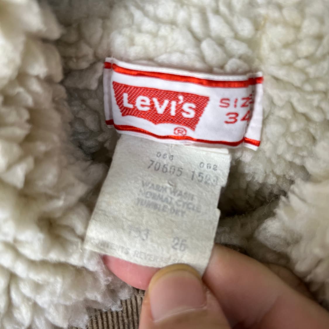 [Levi's] 70's 리바이스 USA 코듀로이 쉐르파자켓 상품이미지5