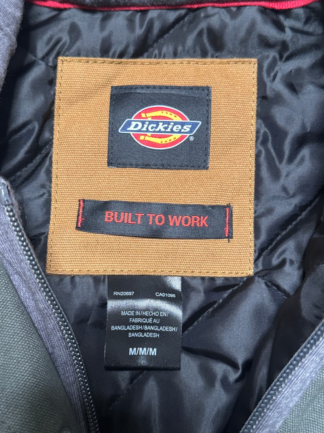 (M)디키즈 후드 워크 자켓 슬레이트그레이 상품이미지4