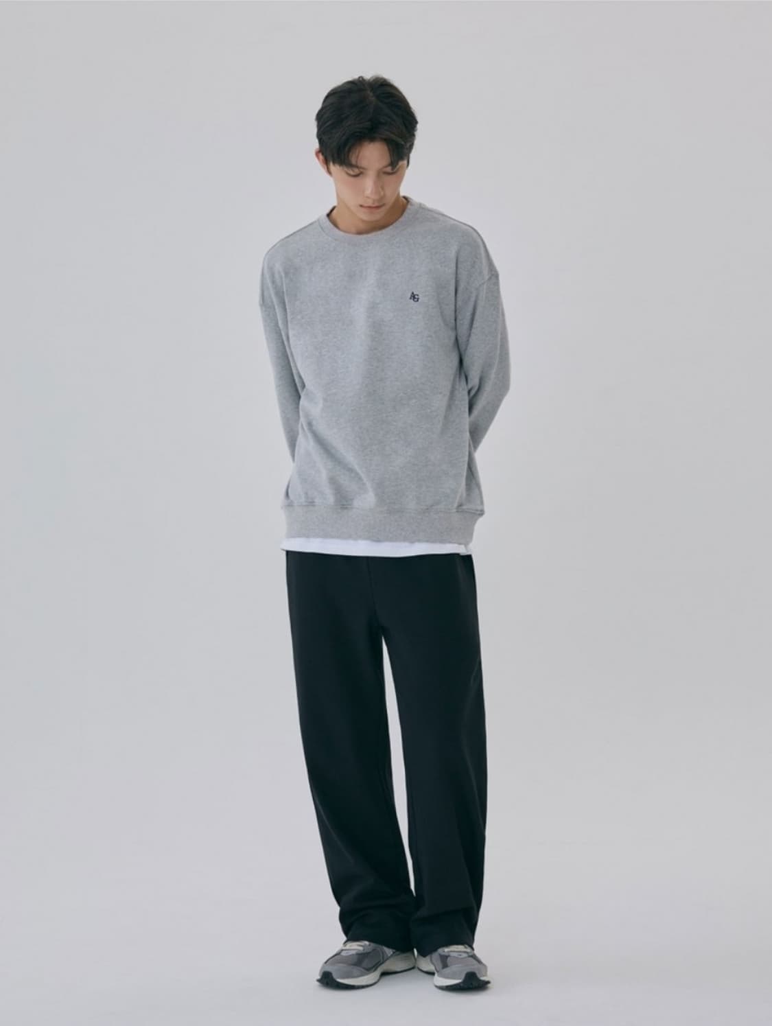 (새상품)AGOD 에이지오디 맨투맨 남녀공용 상품이미지4