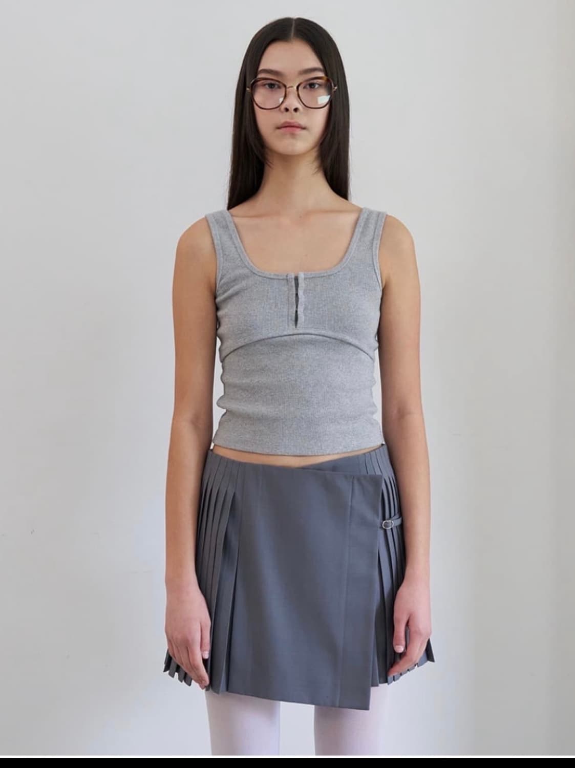 LCDC Bustier Detail Tank Top 엘씨디씨 탱크탑 나시 상품이미지1