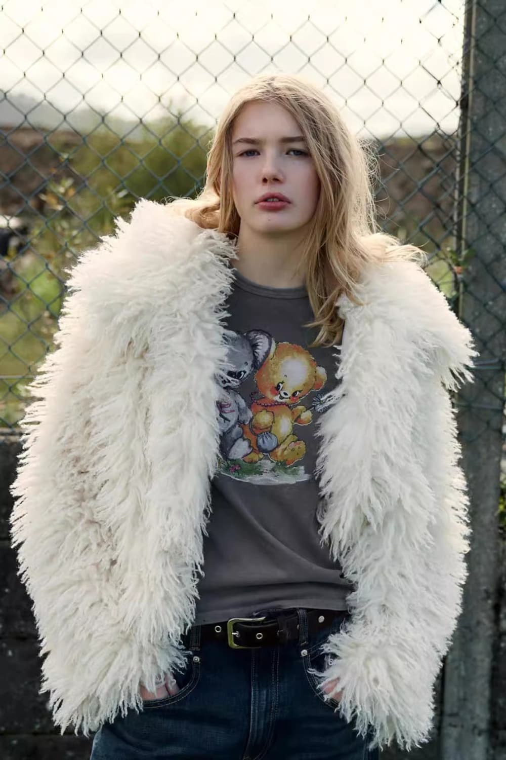 자라 퍼자켓 m사이즈 새상품  상품이미지4