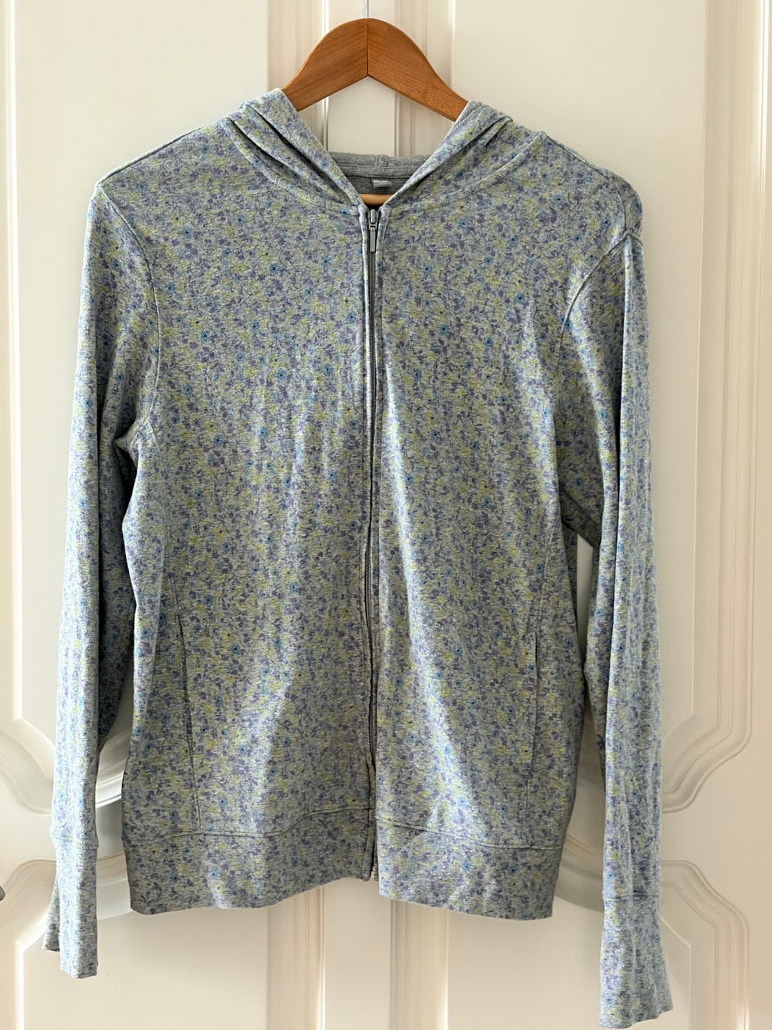 Uniqlo 잔꽃 수채화 후드집업 모리걸  상품이미지2