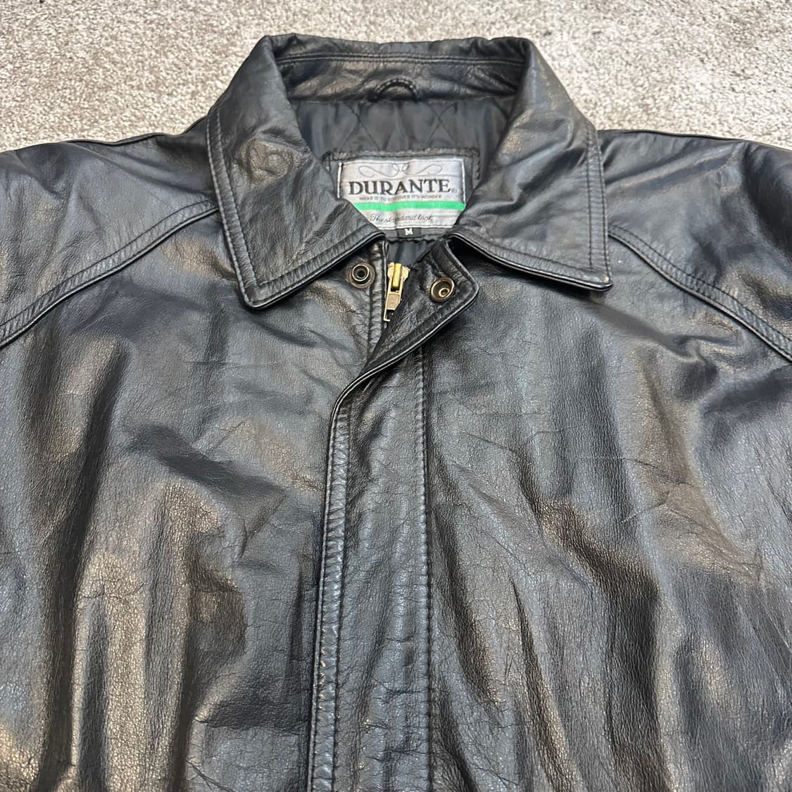 DURANTE 소가죽 하프 사파리 코트(자켓)L 상품이미지7