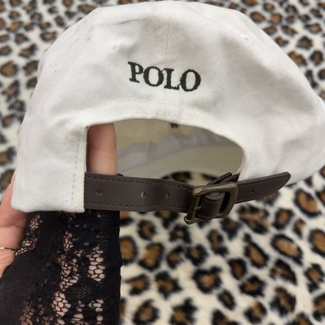 폴로 랄프로렌 캐주얼 모던시크 화이트크림 볼캡 C09643 상품이미지4