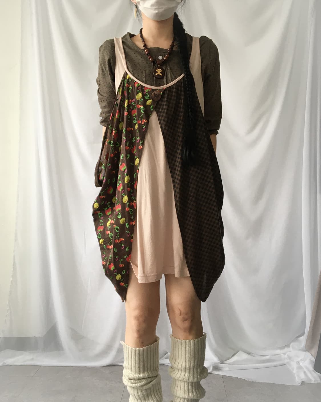 Layered point sleeveless onepiece 상품이미지1