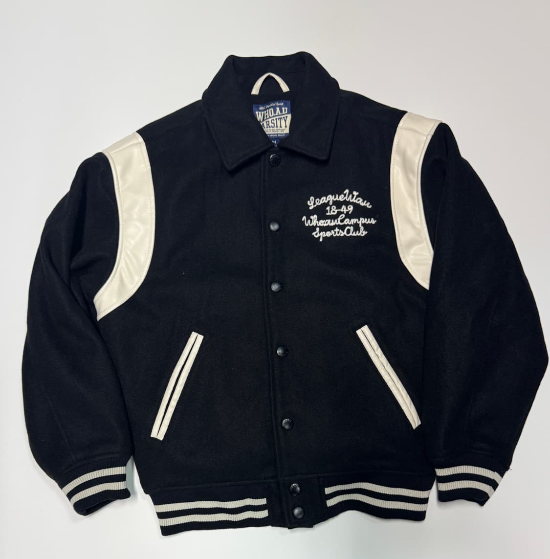 후아유 패딩 안감 귀여운 바시티 자켓 M 상품이미지1