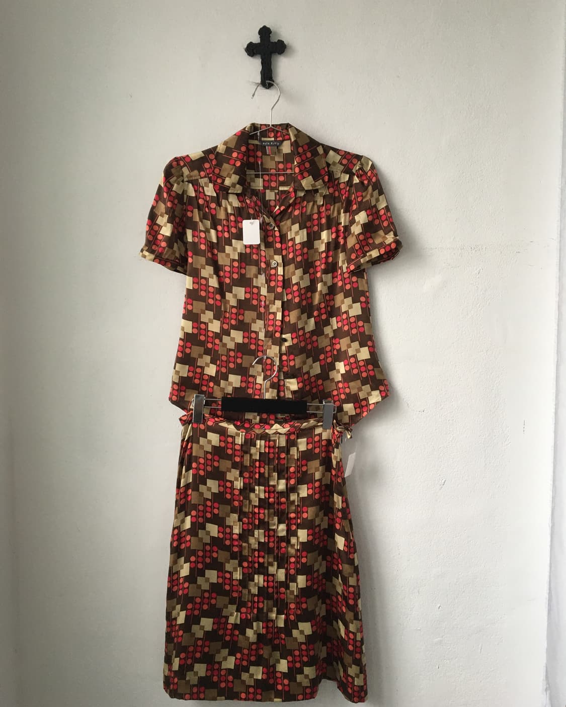 Pattern glossy set up 상품이미지2