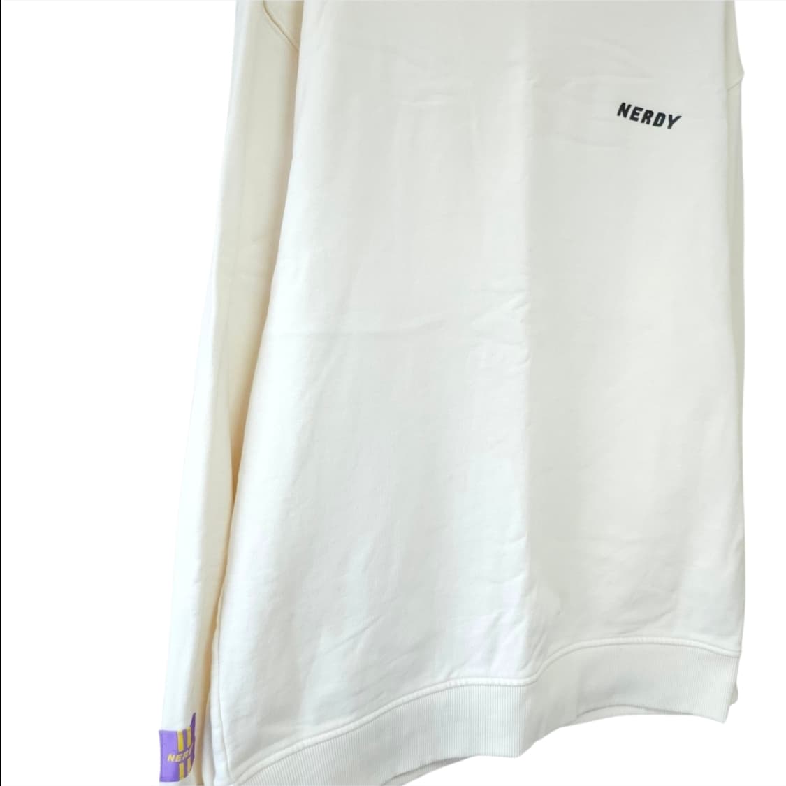 널디 맨투맨티셔츠 105-110 XL 남여 아이보리 상품이미지3
