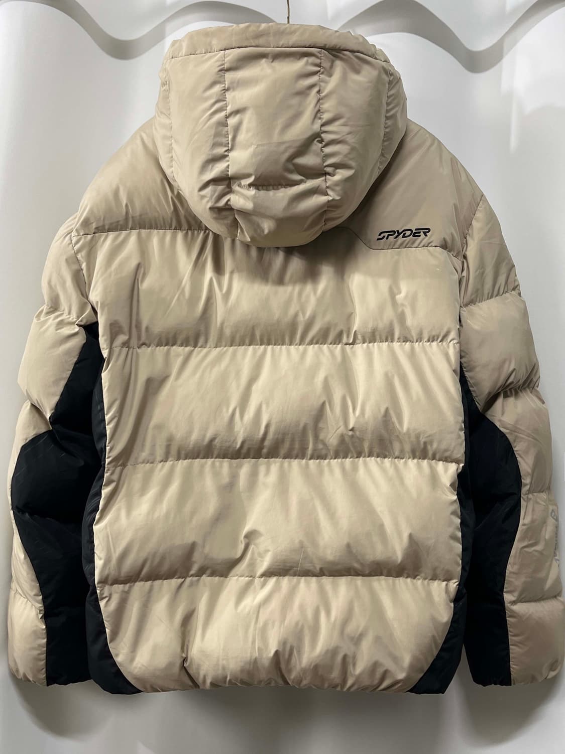 스파이더 베이지 프리마로프트 패딩 자켓 상품이미지2