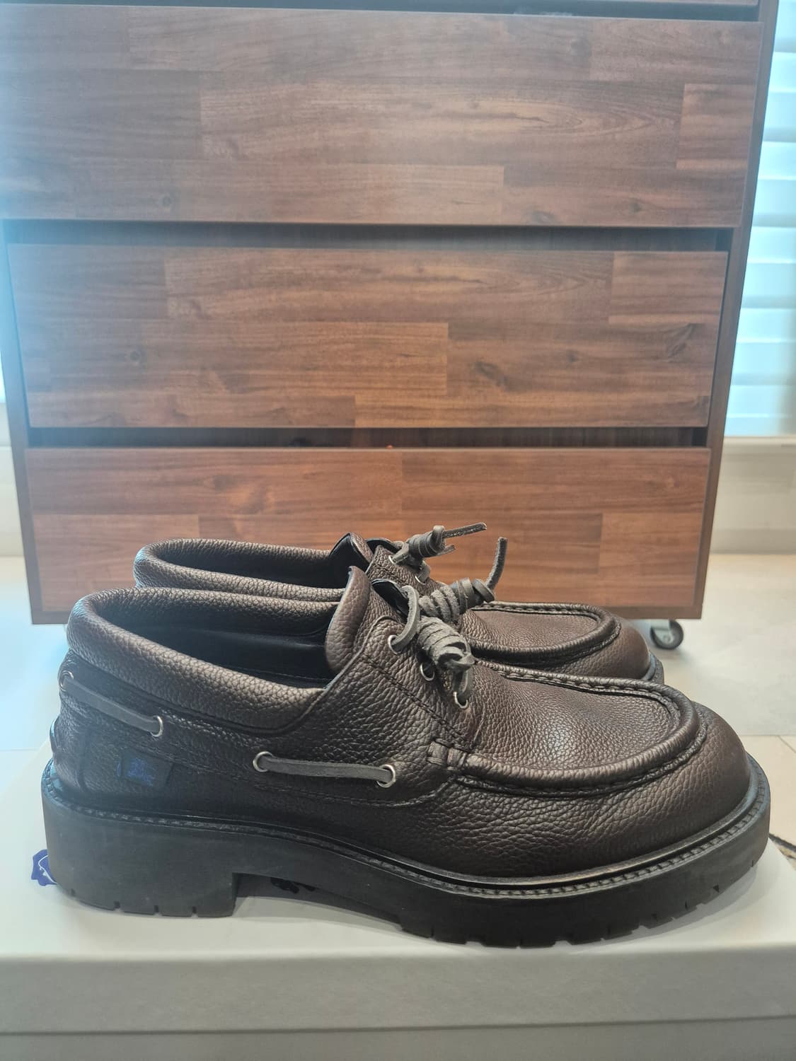 버버리 보트슈즈 브라운 42 사이즈 상품이미지3