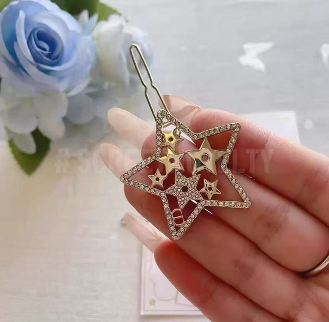 디올 스타 헤어클립 2피스 세트  상품이미지4