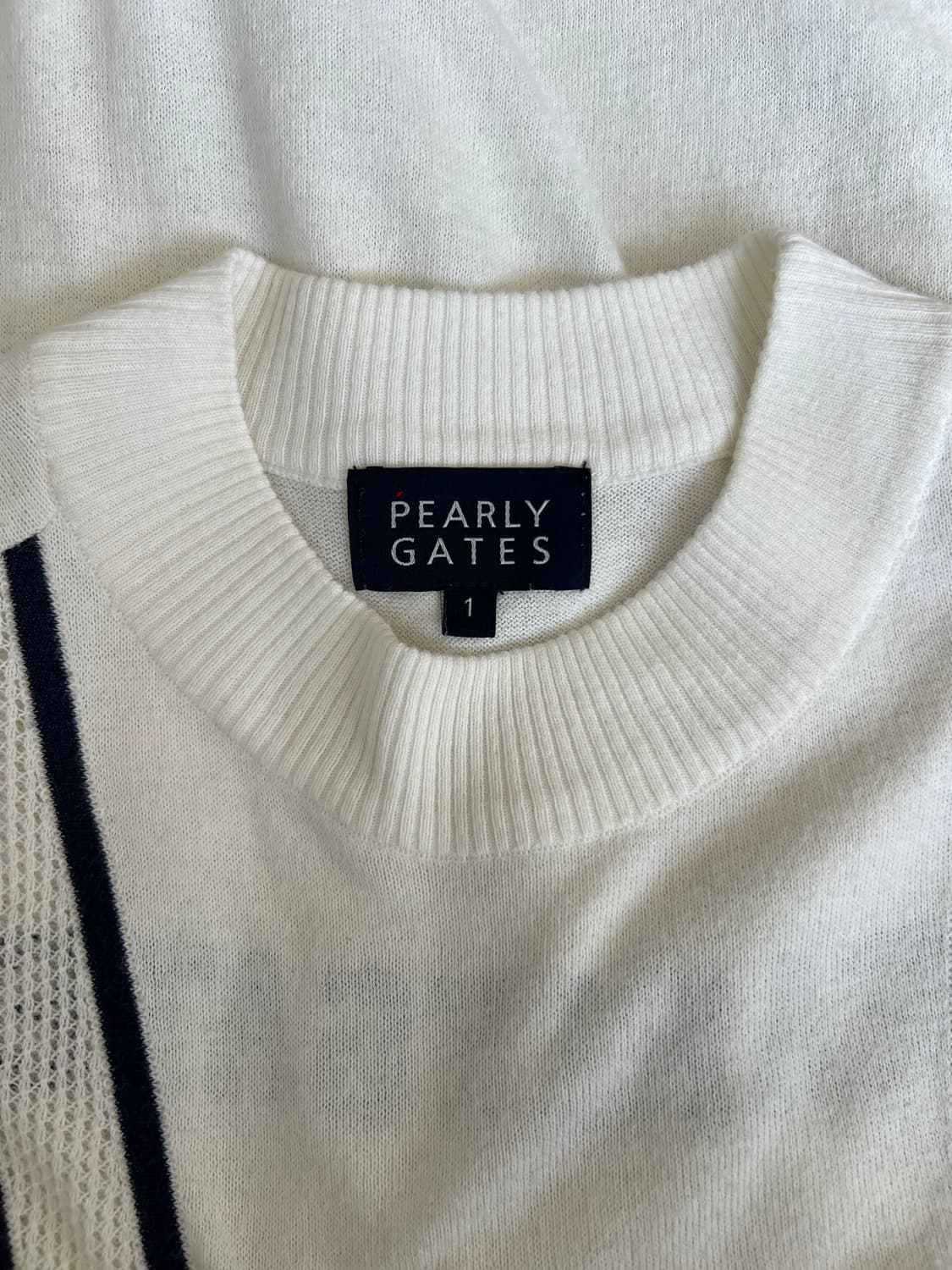 파리게이츠 여성 아이보리 골프조끼 니트조끼 상품이미지6