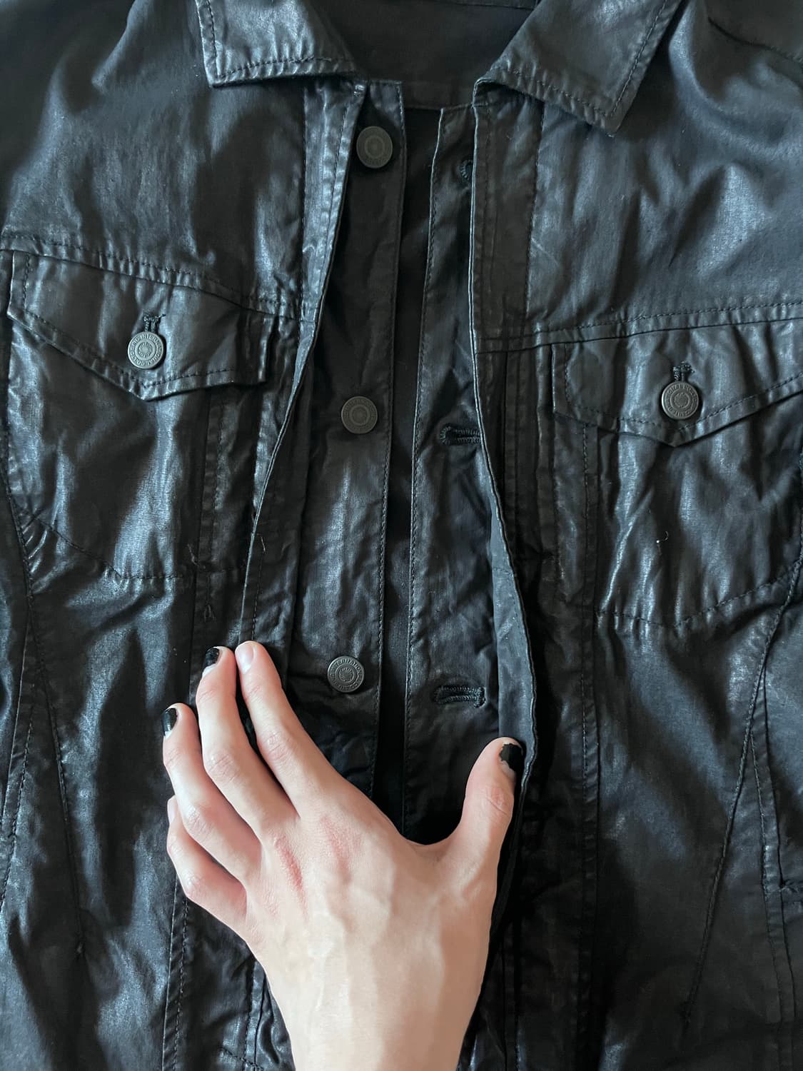 Tornado Mart wax coathing shirt jacket 상품이미지4