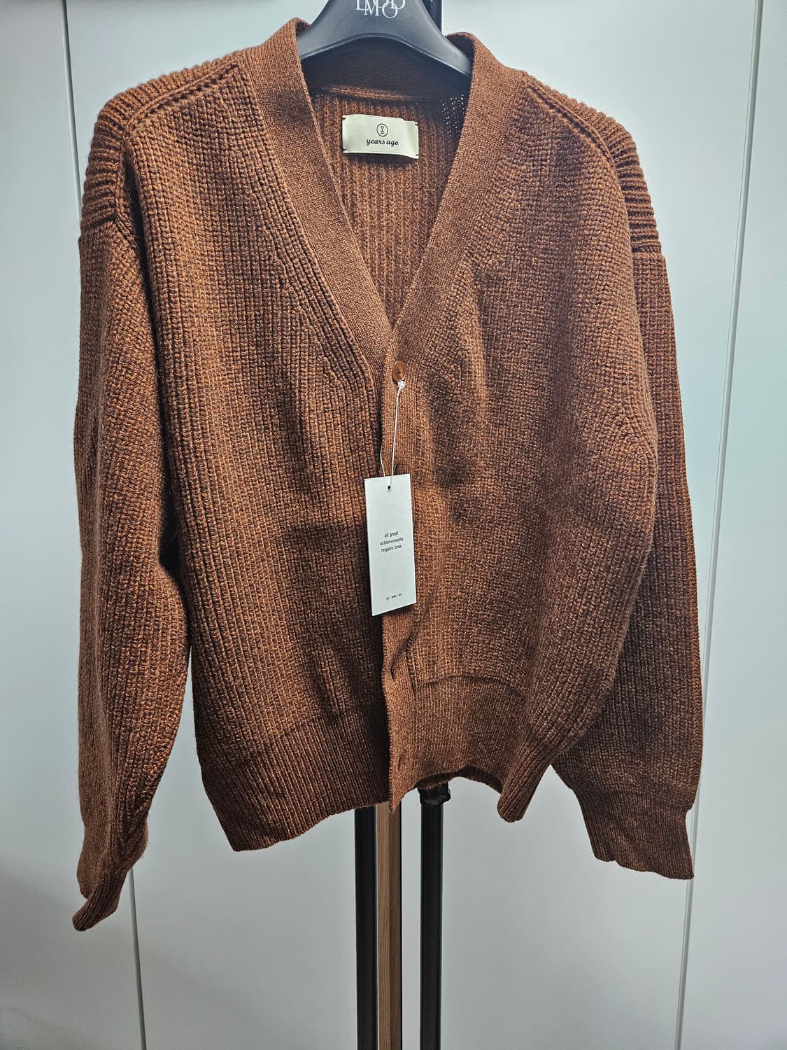 이얼즈어고 로버울 가디건 브라운 두꺼운 버전 L사이즈 상품이미지1