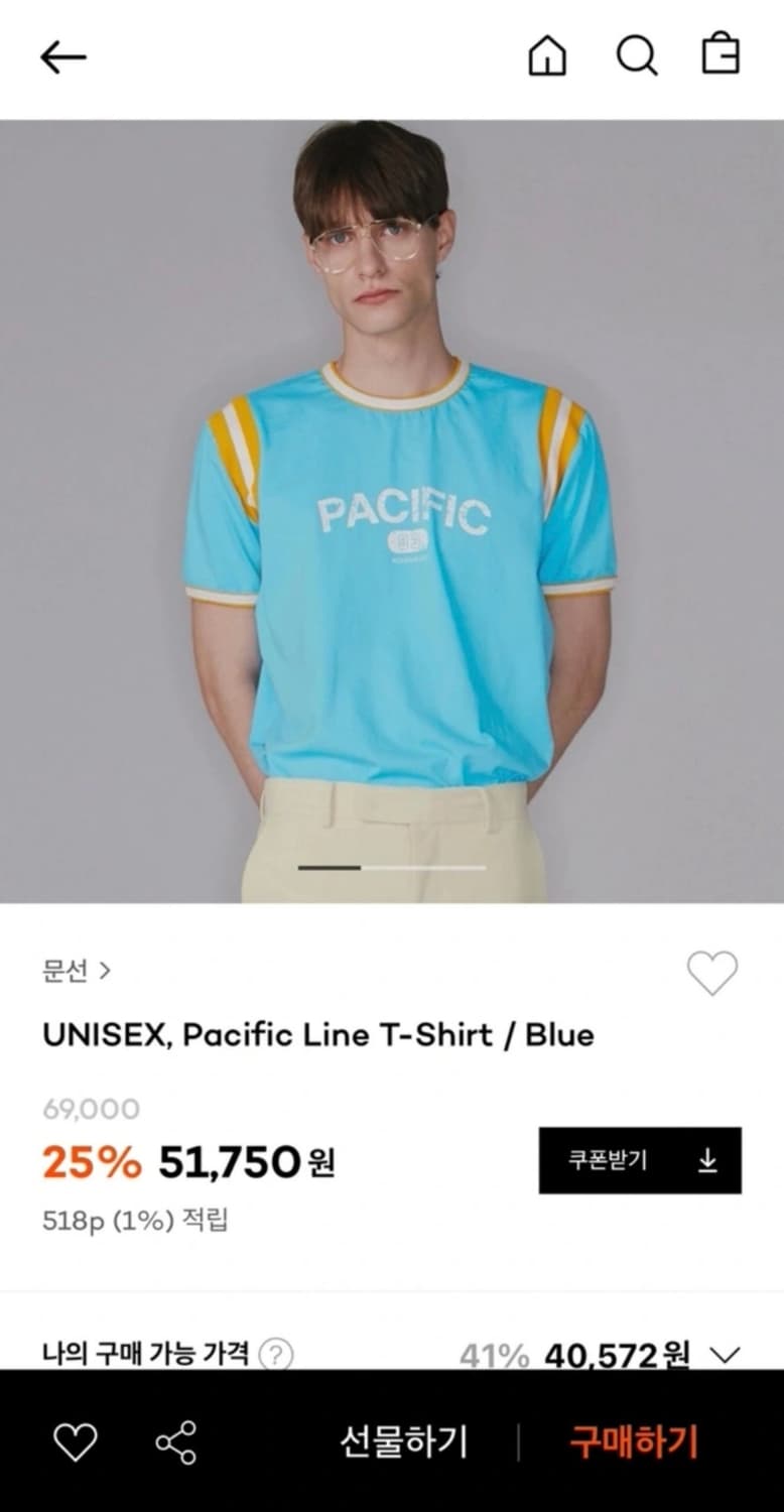 문선 MOONSUN 반팔 티셔츠 상품이미지1