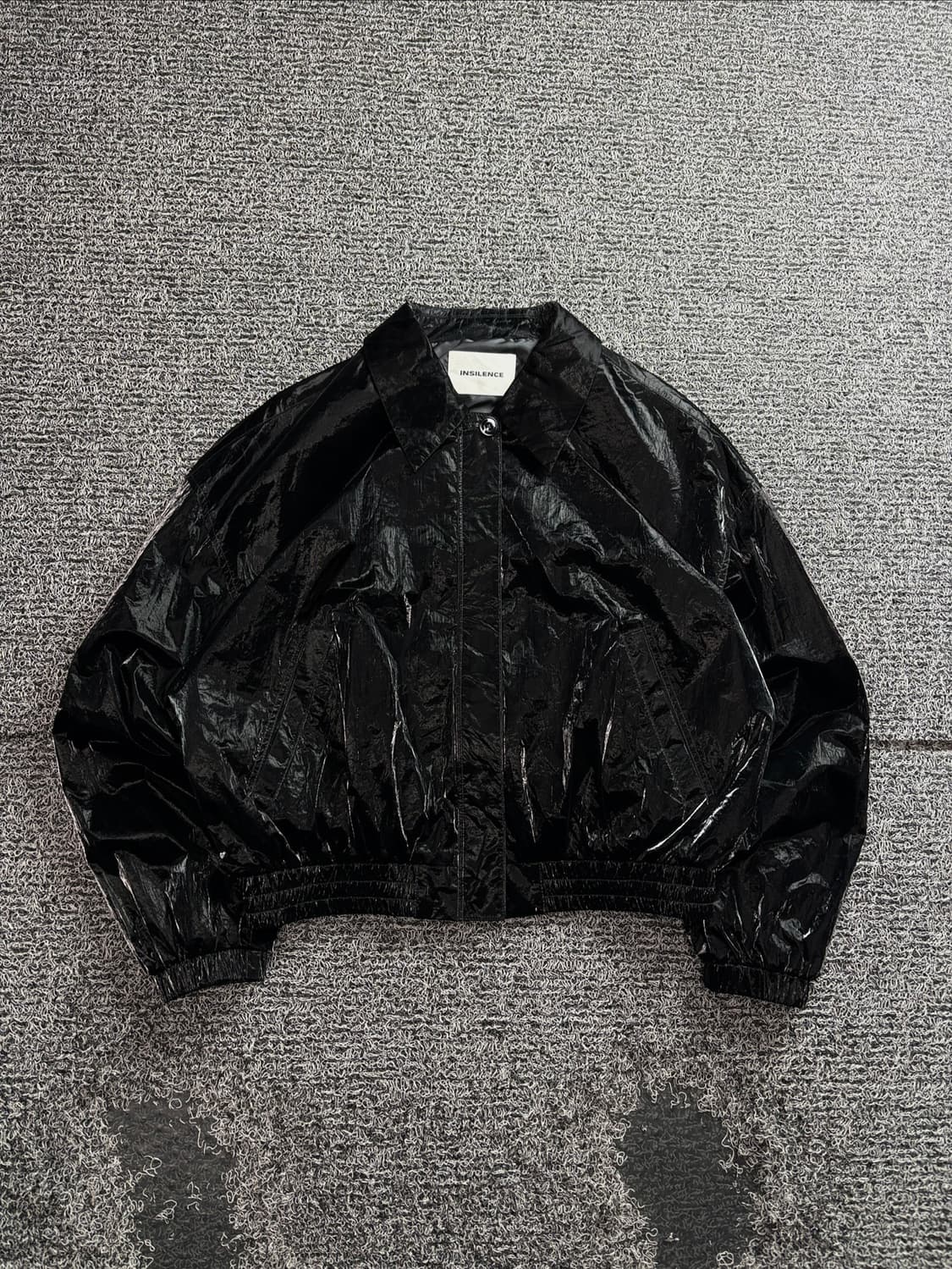 인사일런스 글로시 블루종 봄버 자켓 3446 상품이미지2