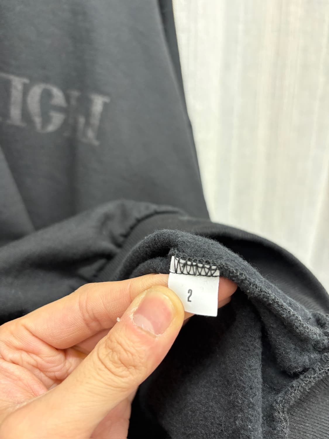 Yeezy x Gosha 이지 고샤 YZY 블랙 독스 후드티 상품이미지3