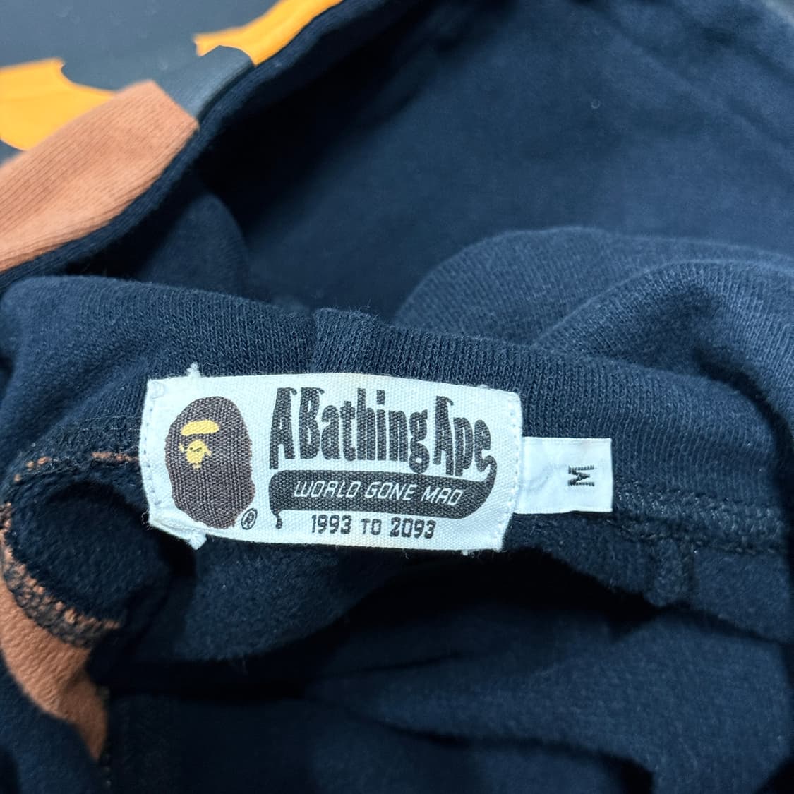 정품 베이프 OG 베이비 마일로 본 스플릿 스컬 야광 집업 후디 상품이미지7