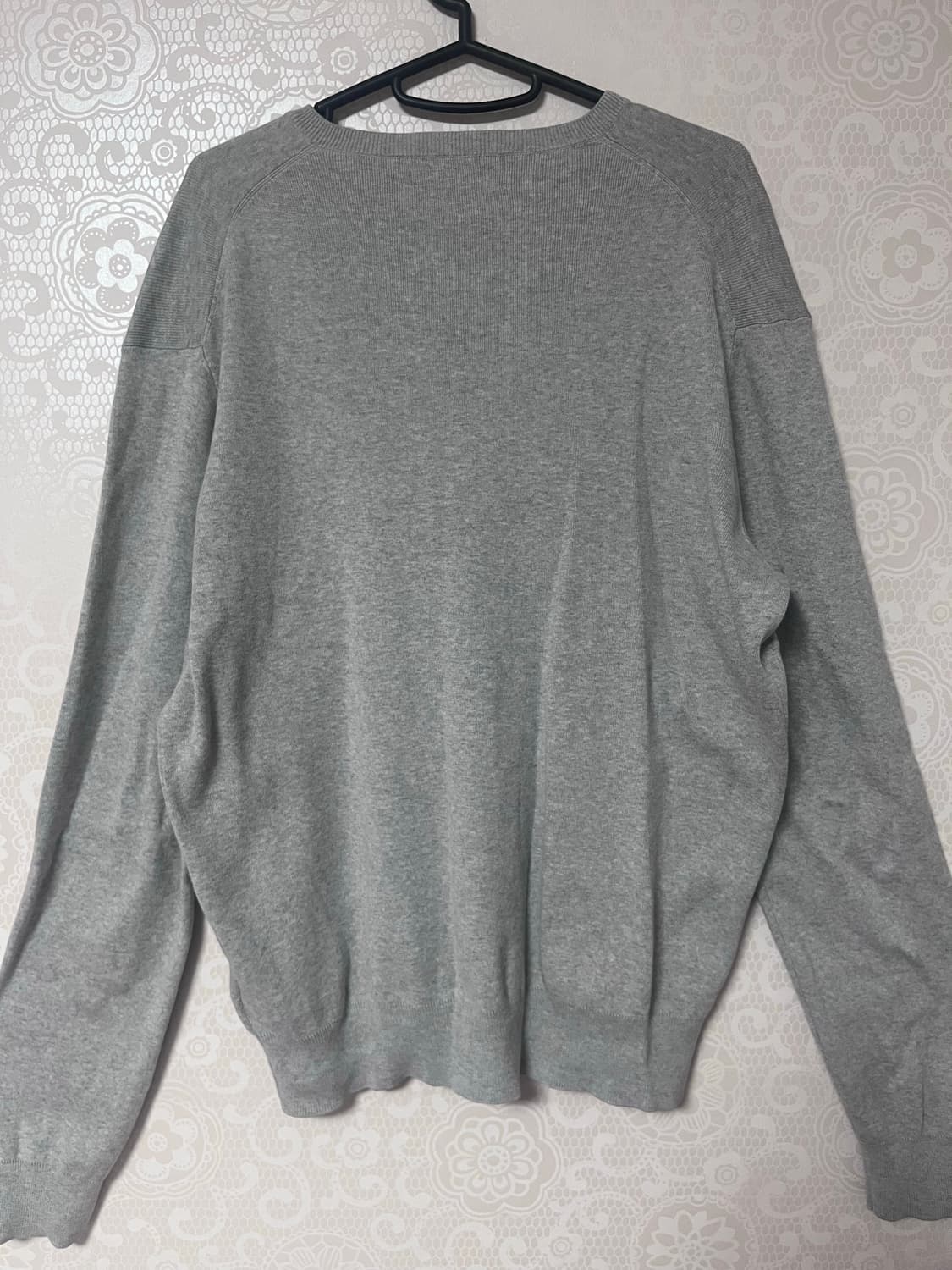 폴로 랄프로렌 V넥 니트 회색 M 상품이미지8