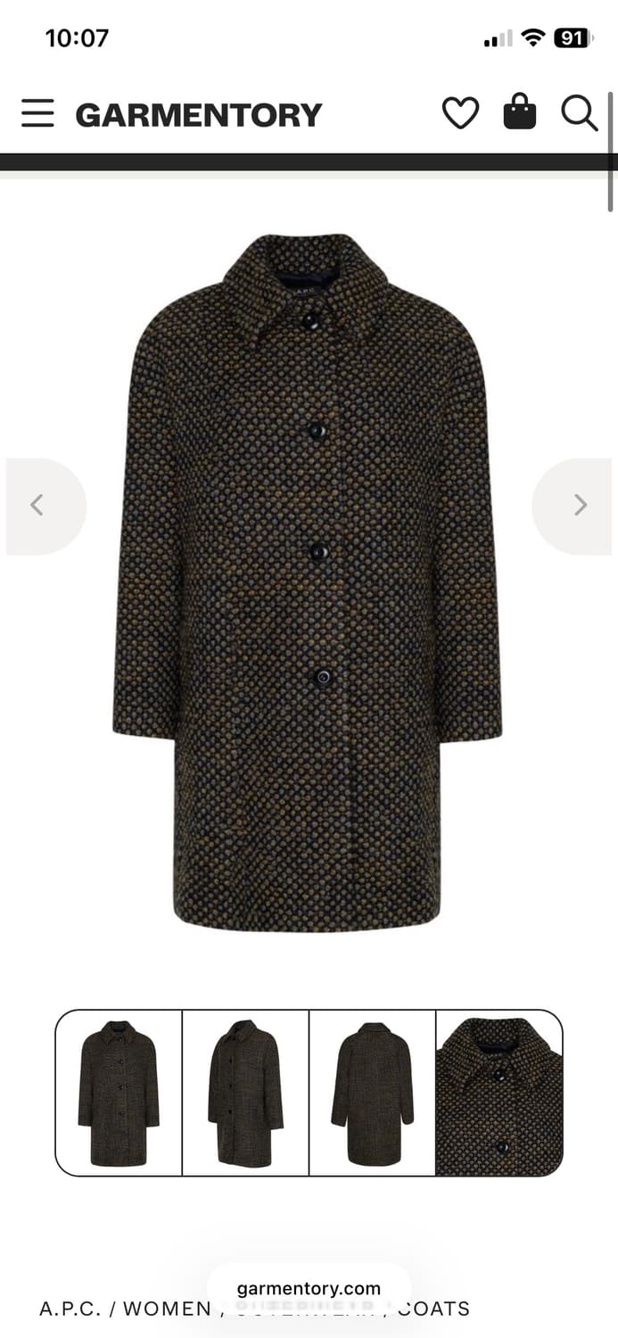 A.P.C. LISE 코트 상품이미지1