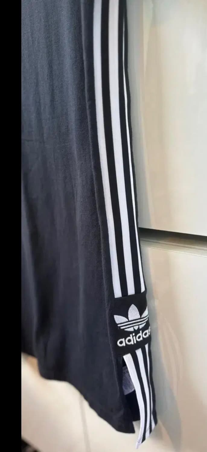 아디다스 삼선 블랙 반팔 원피스 상품이미지4