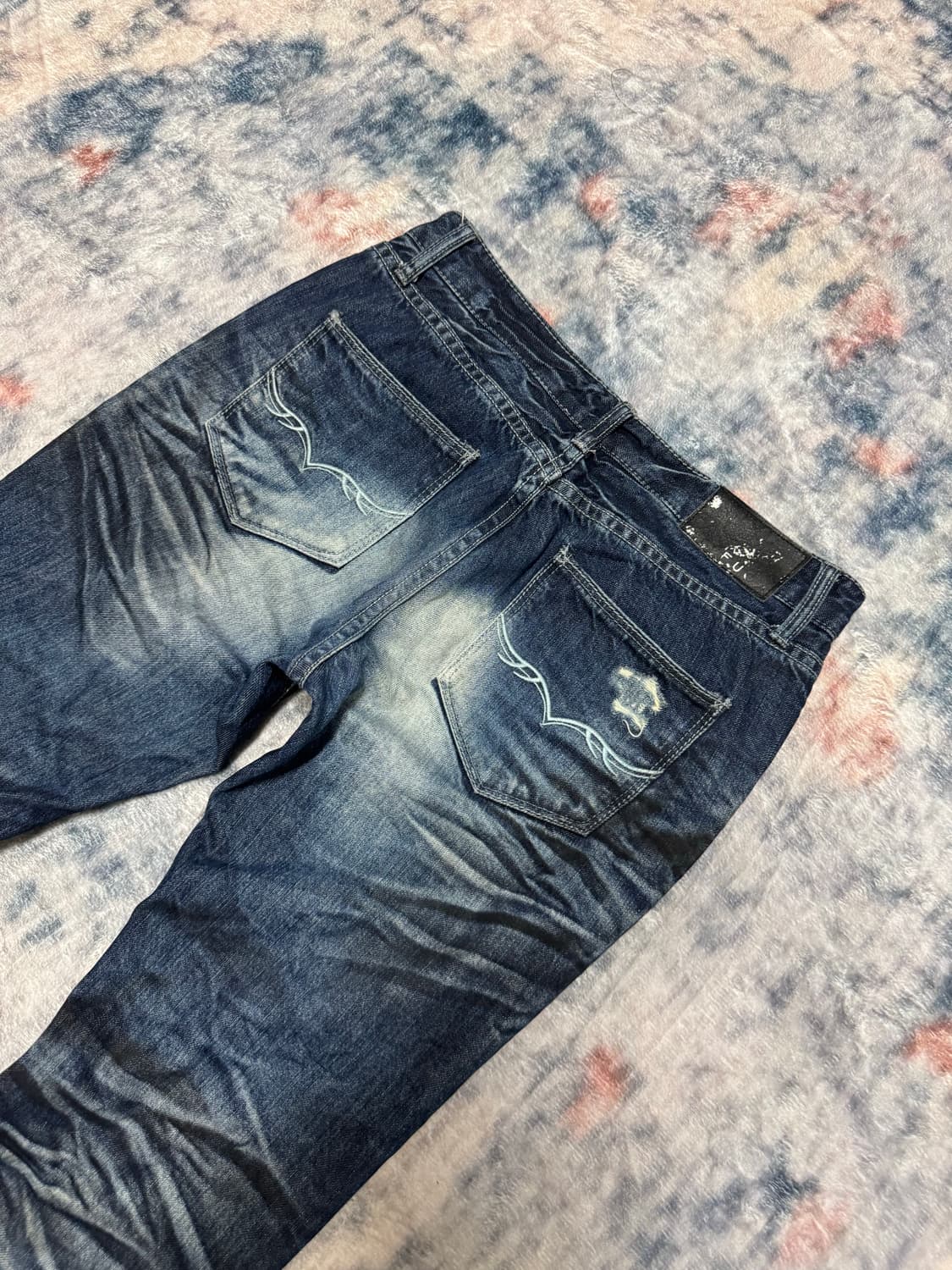 Fuga 00s archive whisker boot cut denim 상품이미지8