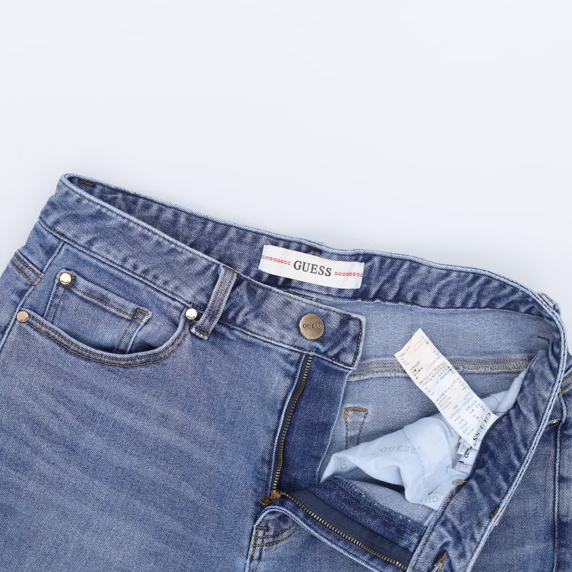 [32] 신형 게스 와이드 데님팬츠 0108H2 상품이미지4