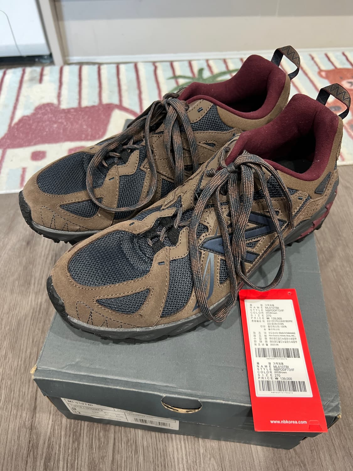 (270) 뉴발란스 ML610T 다크 머쉬룸  상품이미지1