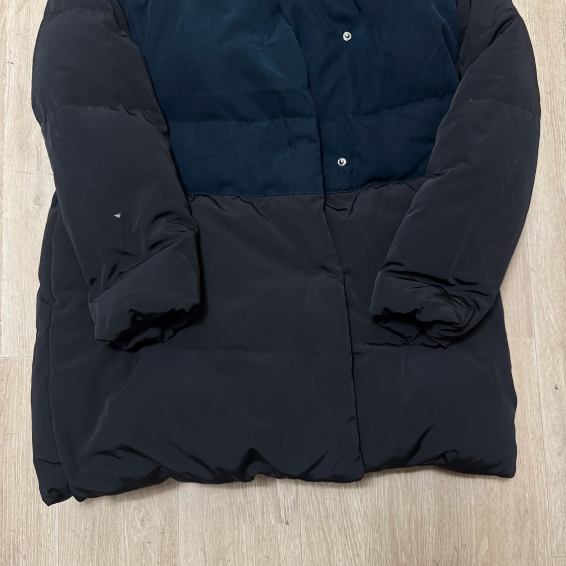 지고트 여성 구스다운 투톤 롱패딩 55-66  상품이미지3