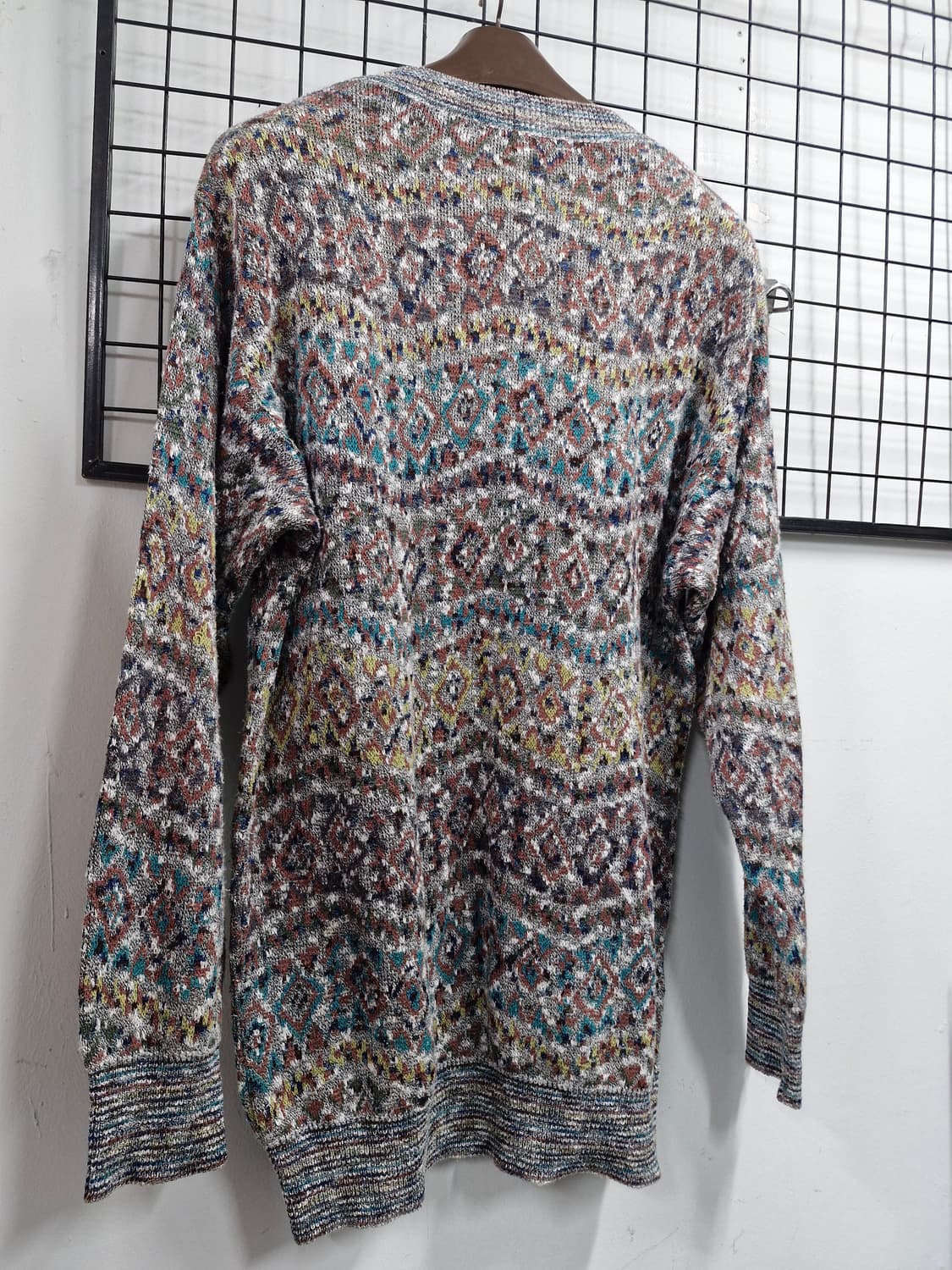 110XXL 미쏘니 패턴 니트 스웨터. 상품이미지7