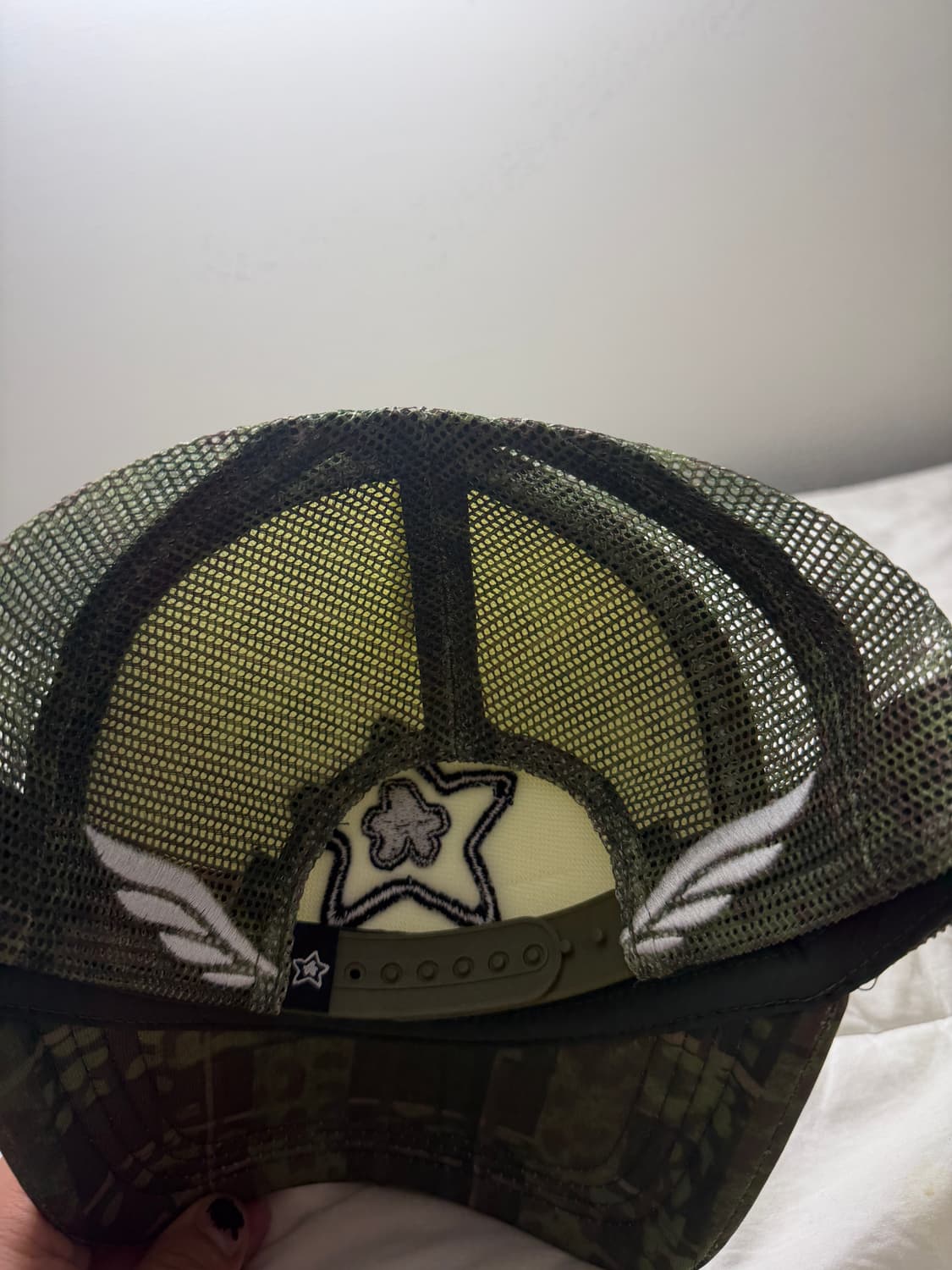 스타팀 레오파드 트러커캡 그린 상품이미지2