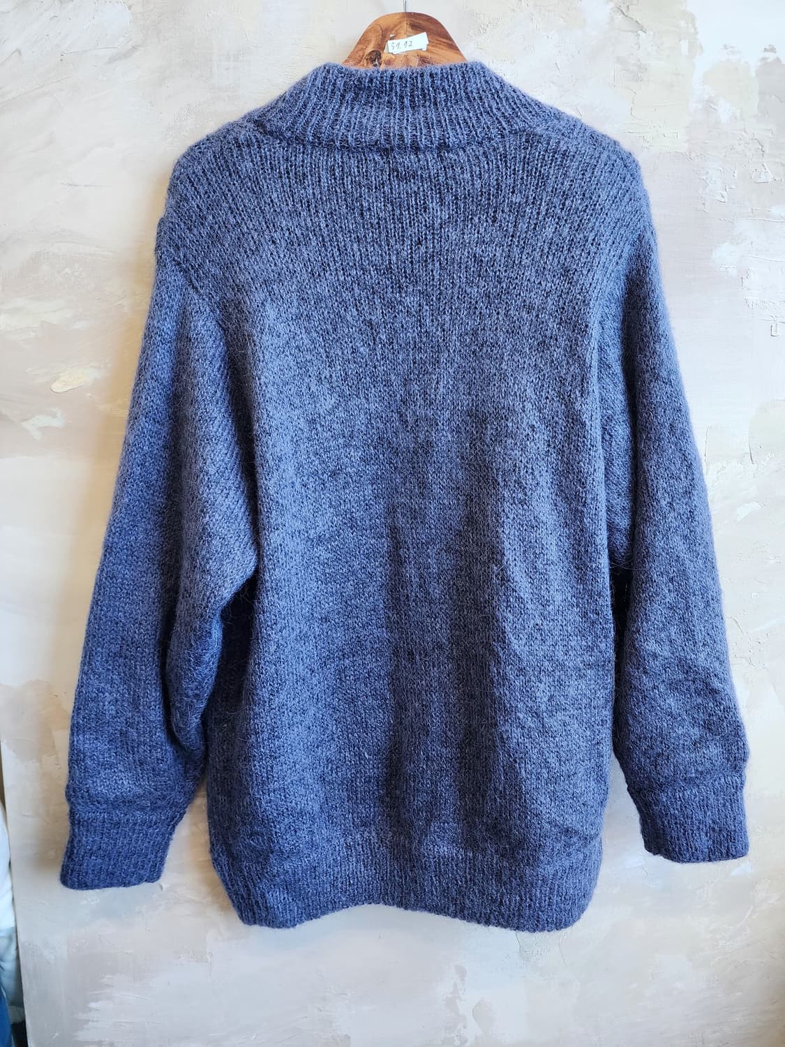 울혼방 퍼플 가디건 상품이미지4