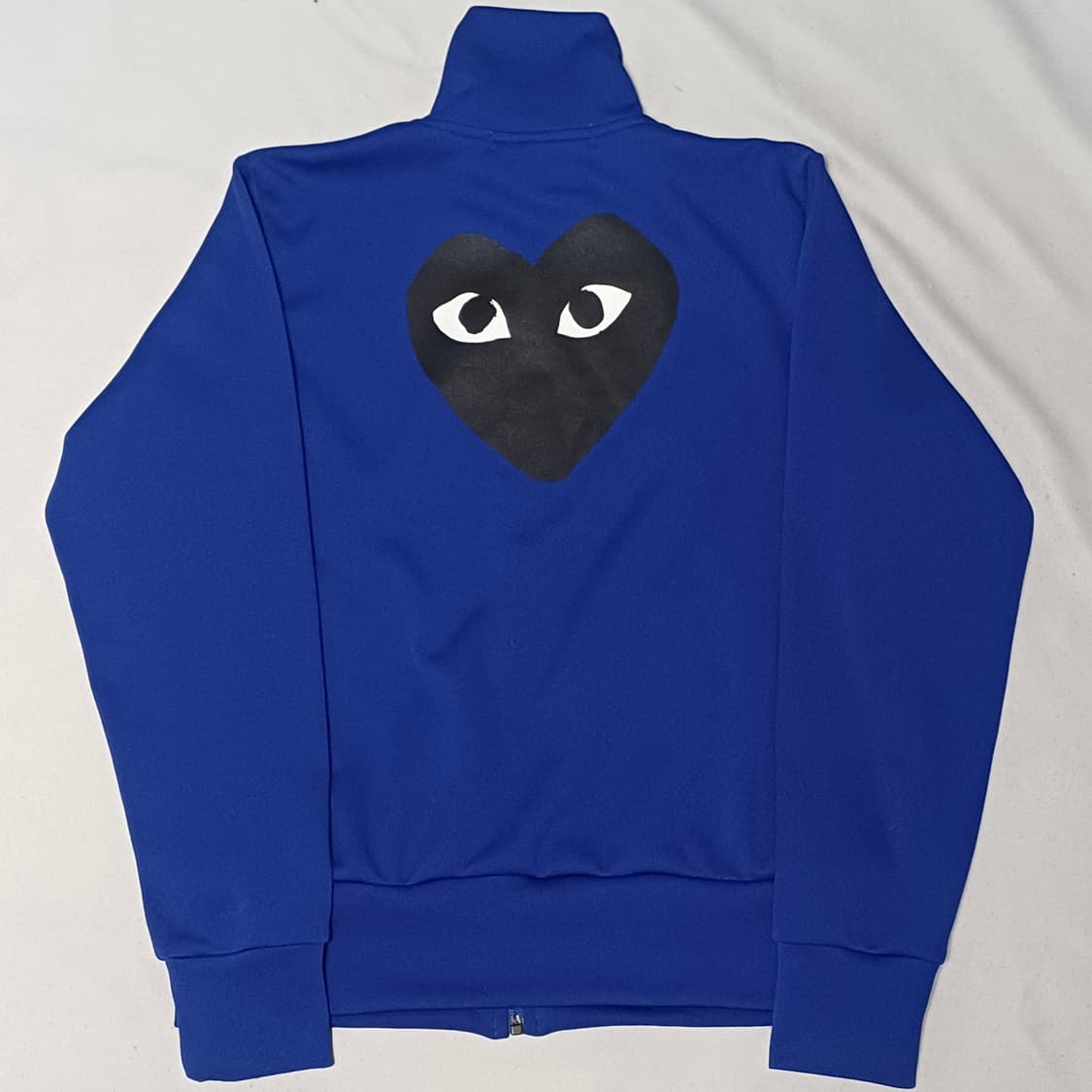 🫶🏻 꼼데가르송 블랙 하트 와펜 여성용 Blue 트랙탑 🫶🏻 상품이미지3