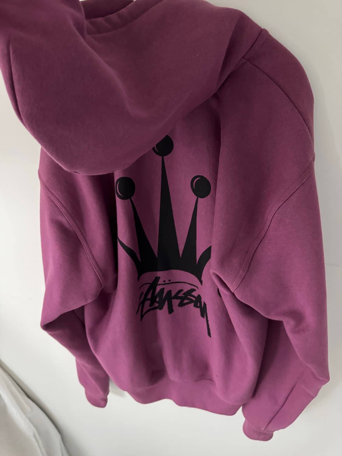 Stussy 스투시 리갈 크라운 후드집업 베리 상품이미지2